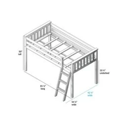 Max & Lily Twin Low Loft Bed 11 Max & Lily Twin Low Loft Bed -Chic Household Items GUEST ce729d07 24f4 428c b97f 4b7932b3bcad