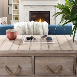 Hastings Home Decorative Acrylic Catchall Tray For Bedroom, Bathroom, And Office Storage - Clear -Chic Household Items GUEST ced62793 eb98 4f90 8e34 8fcac935cba6