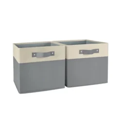 2pc Kids' 10.5" Two-Toned Folding Storage Bin Set - RiverRidge Home 26 2pc Kids' 10.5" Two-Toned Folding Storage Bin Set - RiverRidge Home -Chic Household Items GUEST d0623022 fa1f 4111 a588 a87bdda80225
