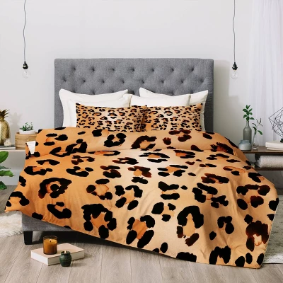 Amy Sia Animal Leopard Brown Comforter Set 1 Amy Sia Animal Leopard Brown Comforter Set