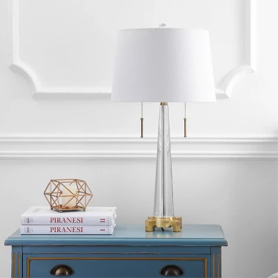 29.5" Crystal Zoe Table Lamp (Includes LED Light Bulb) Clear - JONATHAN Y 2 29.5" Crystal Zoe Table Lamp (Includes LED Light Bulb) Clear - JONATHAN Y - Image 2