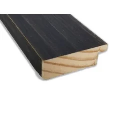 40" X 28" Non-Beveled Shiplap Navy Wood Bathroom Wall Mirror - Amanti Art