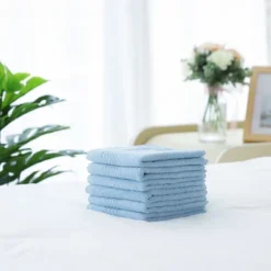 6 Pcs 100% Cotton Ultra Soft And Absorbent Bath Washcloth - PiccoCasa -Chic Household Items GUEST d1d583bd c2dc 4d60 8bf0 871f8986889f