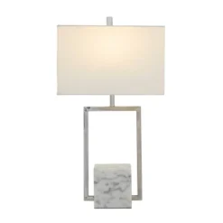 Marble Table Lamp With Square Shade – CosmoLiving By Cosmopolitan 12 Marble Table Lamp With Square Shade – CosmoLiving By Cosmopolitan -Chic Household Items GUEST d20c984b 197d 458e 9e0a 0b1bed7e1764