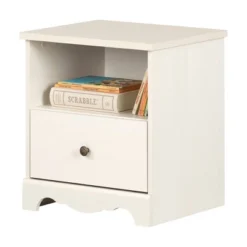 Lyara 1 Drawer Nightstand White Wash - South Shore 23 Lyara 1 Drawer Nightstand White Wash - South Shore -Chic Household Items GUEST d353886b 1538 46ad a659 f3c2f28bf261
