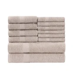 Absorbent Eco-Friendly Cotton Assorted 12-Piece Bath, Hand, Face Towel Set By Blue Nile Mills 30 Absorbent Eco-Friendly Cotton Assorted 12-Piece Bath, Hand, Face Towel Set By Blue Nile Mills -Chic Household Items GUEST d44af786 d88c 443c a93a 43d63fc4e7cf