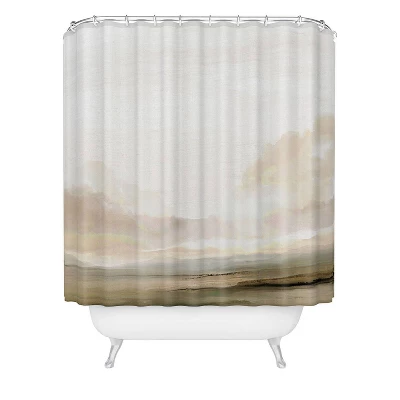 Dan Hobday Art The South Shower Curtain Green - Deny Designs 1 Dan Hobday Art The South Shower Curtain Green - Deny Designs