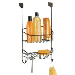 MDesign Metal Hanging Over Door Shower Caddy Organizer 19 MDesign Metal Hanging Over Door Shower Caddy Organizer -Chic Household Items GUEST dcab7032 fdb3 4667 98dd 36eb45b383dc