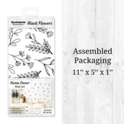 Black Flowers Wall Decor - Decalcomania -Chic Household Items GUEST e205af94 b34c 4d80 a40d b03af8898a61