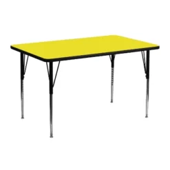 Flash Furniture 24''W X 48''L Rectangular HP Laminate Activity Table - Standard Height Adjustable Legs 9 Flash Furniture 24''W X 48''L Rectangular HP Laminate Activity Table - Standard Height Adjustable Legs -Chic Household Items GUEST e32a4fd0 83ae 4d03 b8c2 82da6c9aca48