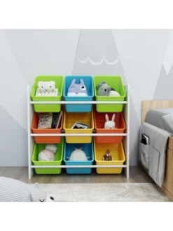 Year Color White Toy Cubes Storage Organizer For Kids, Classroom, Playroom, Daycare, Nursery With 9 Colorful Storage Bins 9 Year Color White Toy Cubes Storage Organizer For Kids, Classroom, Playroom, Daycare, Nursery With 9 Colorful Storage Bins -Chic Household Items GUEST e9afa4ce 4ee2 4741 b38b 6e212bf8ee57