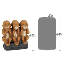 Design Toscano Speak No, See No, Hear No Evil Monkeys Still Action Die-Cast Iron Coin Bank 7 Design Toscano Speak No, See No, Hear No Evil Monkeys Still Action Die-Cast Iron Coin Bank -Chic Household Items GUEST e9d7472d 3ca6 4138 b42a 58c8f9f9b19a