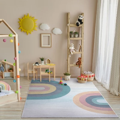Well Woven Kaleidoscope Rainbow Pastel Apollo Kids Collection 1 Well Woven Kaleidoscope Rainbow Pastel Apollo Kids Collection