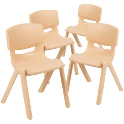 Emma And Oliver 4 Pack Plastic Stackable K-2 School Chair With 13.25"H Seat 25 Emma And Oliver 4 Pack Plastic Stackable K-2 School Chair With 13.25"H Seat -Chic Household Items GUEST ee76ddd8 4aaf 4f3e ae1b 0c87934a34e0
