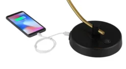 Possini Euro Design Modern Mid Century Desk Lamp 28 1/2" Tall Warm Gold Black With Dual USB Charging Ports For Bedroom Living Room Office Reading Home 10 Possini Euro Design Modern Mid Century Desk Lamp 28 1/2" Tall Warm Gold Black With Dual USB Charging Ports For Bedroom Living Room Office Reading Home -Chic Household Items GUEST ee822b21 e909 4710 a79e 6b9be7bfdb3e