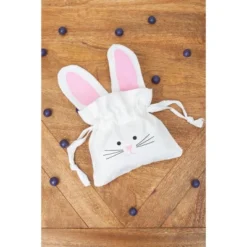 C&F Home Bunny Rabbit Children's Kid's Fabric Easter Gift Bag