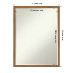 Amanti Art Carlisle Narrow Petite Bevel Wood Bathroom Wall Mirror 13 Amanti Art Carlisle Narrow Petite Bevel Wood Bathroom Wall Mirror -Chic Household Items GUEST f0d04692 d8e8 460a a9d0 2696cb0e83bc