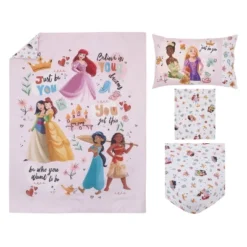 4pc Toddler Disney Princess Just Be You Bed Set - Pink -Chic Household Items GUEST f0e1e455 4e6c 4d99 8b90 45b3e14a91b0