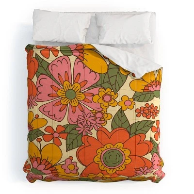 Deny Designs ThirtyOne Illustrations Spring In Retro Comforter Set Various Colors 3 Deny Designs ThirtyOne Illustrations Spring In Retro Comforter Set Various Colors - Image 3
