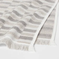 Checkerboard Towel Gray/White - Threshold™ -Chic Household Items GUEST f78af8d2 97f3 4a95 b671 49a5d0fa1c3e