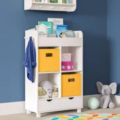 Kids' Book Nook Cubby Storage Cabinet With Bookrack - RiverRidge Home 17 Kids' Book Nook Cubby Storage Cabinet With Bookrack - RiverRidge Home -Chic Household Items GUEST fda9b03e b864 42a5 9664 6b841f3f648f
