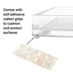 Hastings Home Decorative Acrylic Catchall Tray For Bedroom, Bathroom, And Office Storage - Clear -Chic Household Items GUEST ffdde279 85e9 46cb 868c 30041851810e